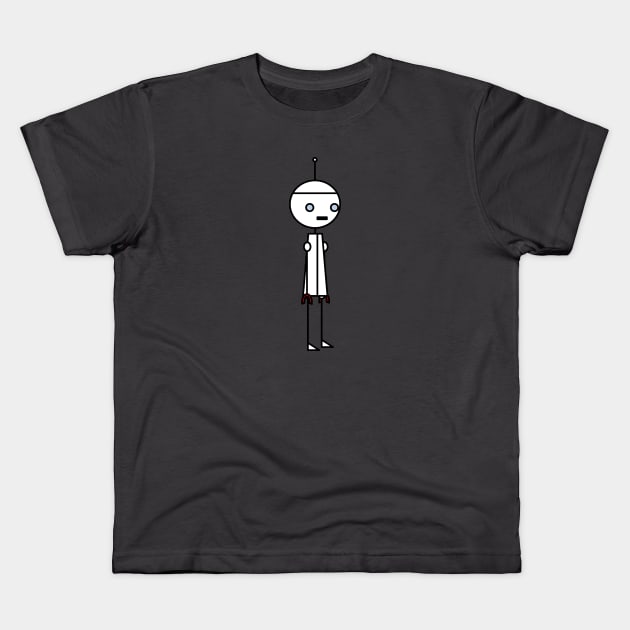 Minimal Minsky Kids T-Shirt by NoirPineapple